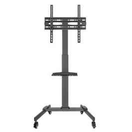 Fonestar Soporte de Suelo para TV STS-4244N Orientable e Inclinable con Ruedas para TV de 32-65" hasta 35kg